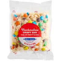Best Maid Individually Wrapped Marshmallow Crispy Bar with M&M's® 3.4 oz. - 24/Case