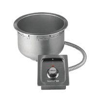 Wells 5P-SS10TU 11 Qt. Round Drop-In Soup Well - Top Mount, Thermostatic Control, 208/240V