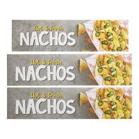 ServIt 423PDW18NCDS Nachos Decal Set for 18" ServIt Countertop Warmers - 3/Pack