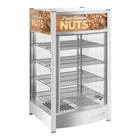 ServIt 12" Roasted Nuts Self-Service Countertop Display Warmer with 4 Shelves