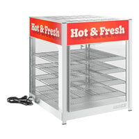 ServIt 18" Hot N' Fresh Self-Service Countertop Display Warmer with 4 Shelves