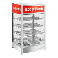 ServIt 12" Hot N' Fresh Full-Service Countertop Display Warmer with 4 Shelves