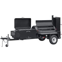 Meadow Creek TS120 120 Gallon Barbecue Smoker with Trailer