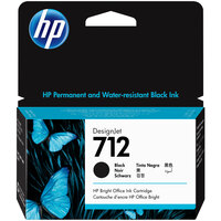 HP 3ED70A 38 mL Black Original DesignJet Printer Ink Cartridge