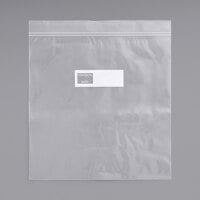 Berry One Gallon Freezer Storage Bag with Double Zipper and Write-On Label 10 9/16" x 10 3/4" - 200/Case