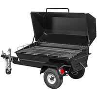 Meadow Creek PR60T 60 inch Charcoal Pig Roaster with Trailer