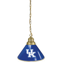 Holland Bar Stool University of Kentucky Logo Pendant Light with Brass Finish