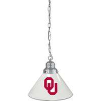 Holland Bar Stool Oklahoma University Logo Pendant Light with Chrome Finish