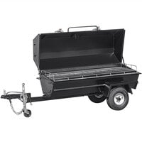 Meadow Creek PR72T 72 inch Charcoal Pig Roaster with Trailer