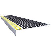 Wooster Stairmaster Type 500 9" x 60" Stair Tread with Yellow / Black Grit