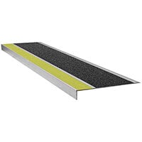 Wooster Flexmaster Type 300 9" x 48" Stair Tread with Marine Black / Yellow Grit Surface