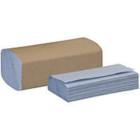 Tork 1-Ply Blue Single Fold Windshield Paper Towel H22 - 2250/Case