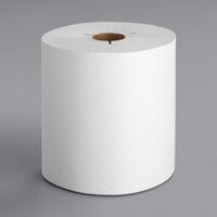 Tork Universal White 1-Ply Notched Paper Towel Roll H80, 800 Feet / Roll - 6/Case