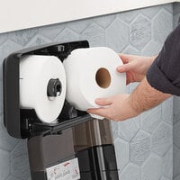 Tork Advanced T2 2-Ply 751' Mini Jumbo Toilet Paper Roll with 7 1/2 inch Diameter - 12/Case