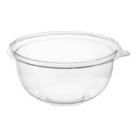 Visions 16 oz. Clear PET Plastic Round Catering / Serving Bowl - 50/Pack