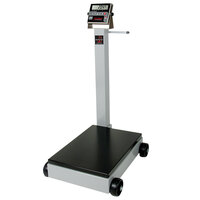 Cardinal Detecto 8852F-205 1000 lb. Portable Digital Floor Scale with 205 Indicator and Tower Display, Legal for Trade
