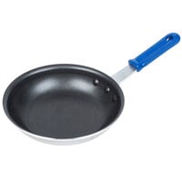 Vollrath Z4007 Wear-Ever 7 inch Aluminum Non-Stick Fry Pan with CeramiGuard II Coating and Blue Cool Handle