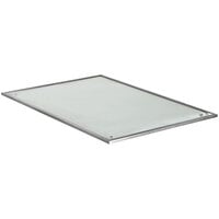 Eastern Tabletop ST5940GT Hub Buffet 31 7/16" x 22 1/4" x 3/4" Tempered Glass Reversible Drop-In Tile