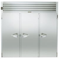 Traulsen RRI332LPUT-FHS 101 inch Stainless Steel Solid Door Roll-Thru Refrigerator