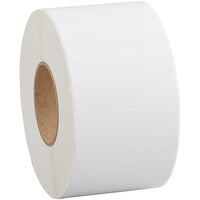 Lavex 4" x 2" White Thermal Transfer Permanent Label Roll - 4/Case
