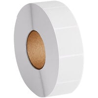 Lavex Industrial 2 inch x 2 inch White Thermal Transfer Permanent Label Roll - 8/Case