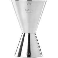Barfly M37166 1 oz. and 2 oz. Superfly Stainless Steel Jigger
