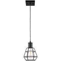 Canarm Wren Matte Black Modern Pendant Light - 120V, 100W