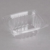 Dart C6DER ClearPac 6 oz. Clear Rectangular Plastic Container - 1008/Case