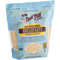 Bob's Red Mill Gluten-Free Whole Grain Rolled Oats 32 oz. - 4/Case