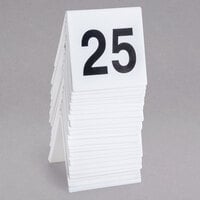 GET NUM-1-25 Numbers 1 Through 25 Table Tent Number