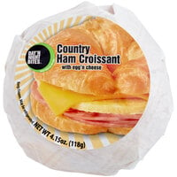 Day 'N Night Bites Ham, Egg, and Cheese Croissant Sandwich 4.15 oz. - 12/Case