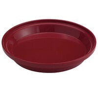 Cambro HK39B487 Heat Keeper Cranberry Insulated Meal Delivery Base for 9 inch Plates - 12/Case