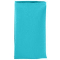 Intedge Teal 65/35 Polycotton Blend Cloth Napkins, 20 inch x 20 inch - 12/Pack