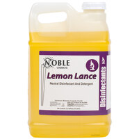 Noble Chemical 2.5 Gallon / 320 oz. Lemon Lance Lemon Concentrated Disinfectant & Detergent Cleaner - 2/Case