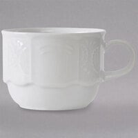 Tuxton CHF-030 Chicago 3 oz. Bright White Stackable China Espresso Cup - 36/Case