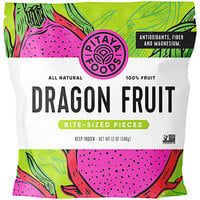 Pitaya Foods IQF Organic Dragon Fruit Cubes 12 oz. - 8/Case