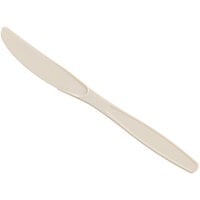 Visions Beige Heavy Weight Plastic Knife - Case of 1000