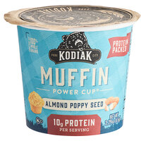 Kodiak Cakes Almond Poppy Seed Minute Muffin Cup 2.29 oz. - 12/Case
