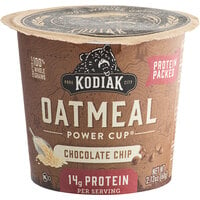 Kodiak Cakes Chocolate Chip Oatmeal Cup 2.12 oz. - 12/Case