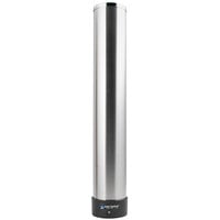 4 to 4-7/8 Rim San Jamar C3500P Stainless Steel Pull Type Beverage Cup Dispenser 23-1/2 Tube Length Fits 32oz to 46oz Cup Size