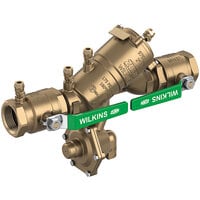 Zurn Elkay 114-975XL3 1 1/4" Reduced Pressure Principle Backflow Preventer with Male 45 Degree Flare SAE Test Fitting