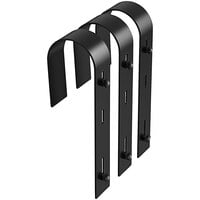 Mayne Black Adjustable Handrail Bracket for Window Box - 3/Pack