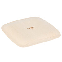 Bambu® 063200 Veneerware® 9 inch Disposable Square Bamboo Plate - 25/Pack