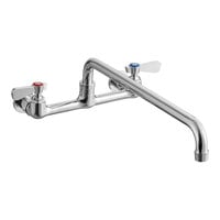 Regency Wall Mount Faucet with 8" Centers and 16" Swing Spout