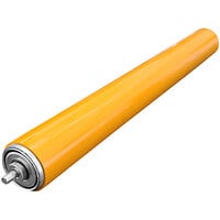 Lavex 16" x 1 1/2" Polyurethane Coated Roller for 18" Wide Gravity Conveyors - 53 lb. Capacity