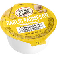 Sauce Craft Garlic Parmesan Sauce Cup 1.25 oz. - 96/Case