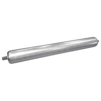 Lavex 15" x 1 15/16" Galvanized Steel Roller for 18" Wide Gravity Conveyors - 268 lb. Capacity