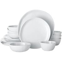 American Metalcraft Crave Cloud Melamine Dinnerware Set with Service for 4