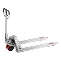 Lavex 27" x 48" Stainless Steel Pallet Jack - 4,400 lb. Capacity