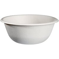 Solia 25 oz. White Sugarcane Pulp Ming Bowl - 600/Case